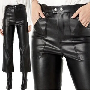 BLANK NYC: BAXTER RIBCAGE PANT - LEATHER